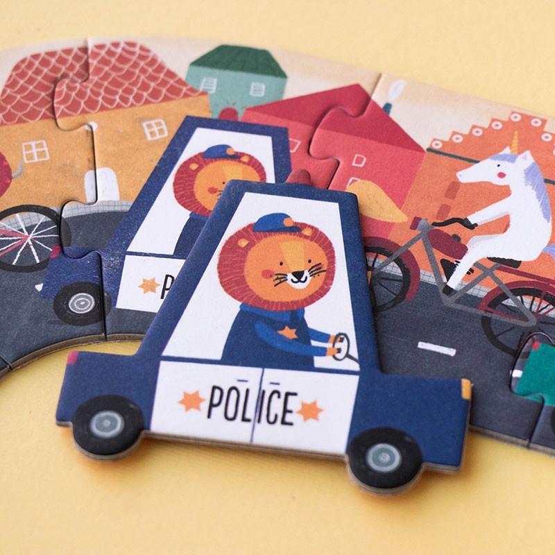 puzzle y juego de coches